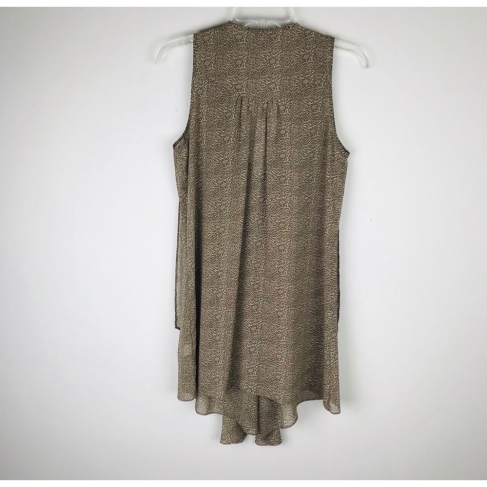 CAbi Lightweight Sheer Cascading Tunic Vest Lagenlook Style 365 XS - Picture 7 of 11